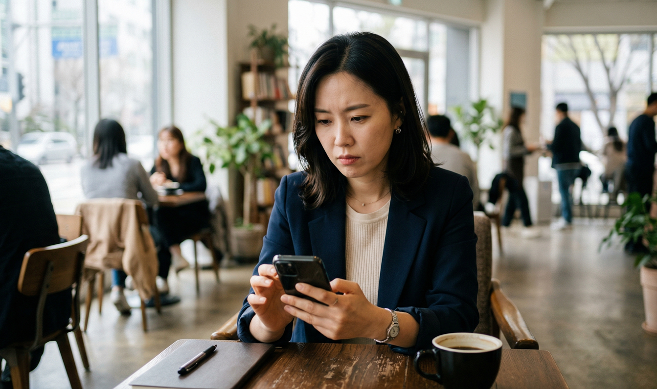 완성하고 나서 연락이 끊겼어요